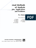 Thermal Methods of Analysis Principles, Applications and Problems