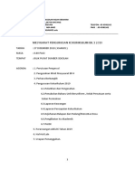 Mesyuarat Pengurusan Kokurikulum 2019