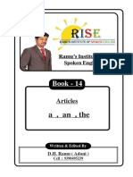 Rise - Ramu’s Institute Of Spoken English - DVDs & Books - Available - Ramu : ( 0 ) 9390495239
