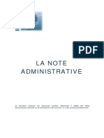 Guide La Note Administrative