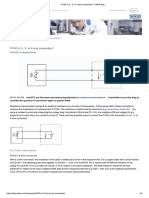 Pt100 in 2-Wire or 3-Wire or 4-Wire Connection