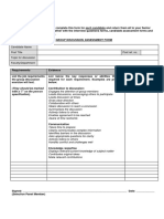 Group Discussion Assessment Form