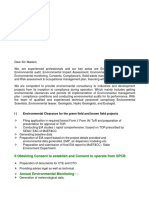 Date:: II Obtaining Consent To Establish and Consent To Operate From SPCB