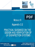 Module 8 Practical Guidance UV Disinfection M Joyce 23032012