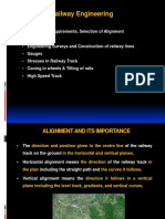 Railway Engineering-3a - Permanent Way - Alignment & Engineering Surveys, Track Section