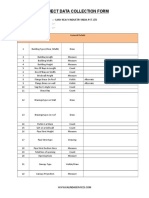 Data Collecting For From Existing Site