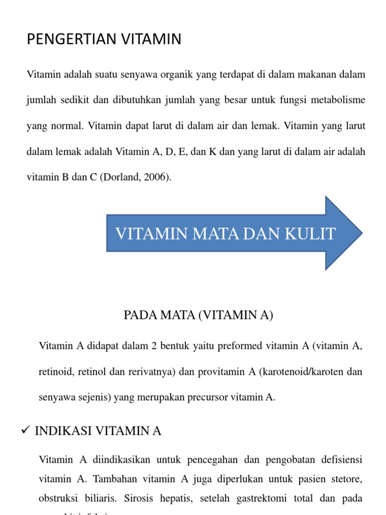 Vitamin Mata Dan Kulitpptx