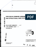 Explosion Damage Assessment - and Structural Inte'Lpity Evaluation