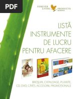 Lista Instrumente de Lucru Pentru Afacere