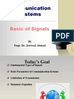 Communication Systems: Basic of Signals