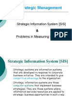 Strategic Information System & Problems in Measuring Performance