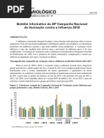 Boletim Campanha Influenza 2018