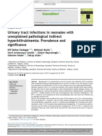 Urinary Tract Infections in Neonates With Unexplained Pathological Indirect Hyperbilirubinemia: Prevalence and Significance