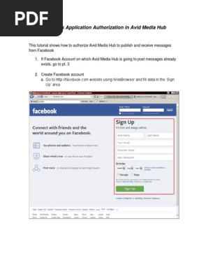 Facebook Profile Creation