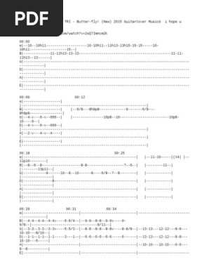 Tab Digimon Adventure Tri Butterfly Musicg