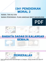 MPU 1321 PENDIDIKAN MORAL 2 (Bahaya Dadah Dikalangan Remaja)