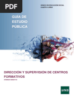 Asignatura Dirección y Supervisión de Centros Formativos