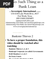 No Such Thing as a Bank Loan 072016