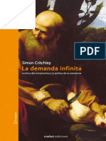 CRITCHLEY - La Demanda Infinita (Introducción y Cap I) PDF