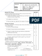 Devoir de Contrôle N°2 - Physique - 1ère AS  (2012-2013) Mr Dhaoui YOUNSI