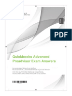 Quickbooks Advanced Proadvisor Exam Answers