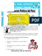 Ficha Constitucion Politica Del Peru para Cuarto de Primaria
