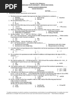 Gen Chem 2 Exam