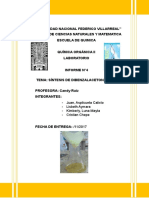 Informe 4organica2 Dibenzalacetona