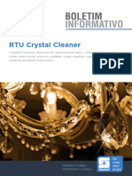 RTU CRYSTAL CLEANER Boletim Informativo PDF
