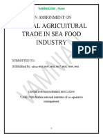 Global sea food trade