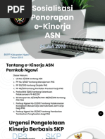 Sosialisasi E-Kinerja