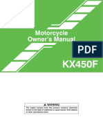 Manuale Utente kx450f
