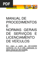 Manual Procedimentos Detran PDF