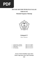 Download MAKALAH METODE PENELITIAN DALAM PSIKOLOGI by kumpulan makalah SN40009065 doc pdf