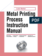 Keyence Metal Printing Process Instruction Manual