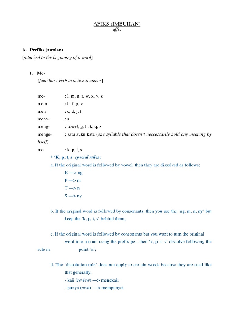 Notes On Affix | Download Free PDF | Adjective | Noun