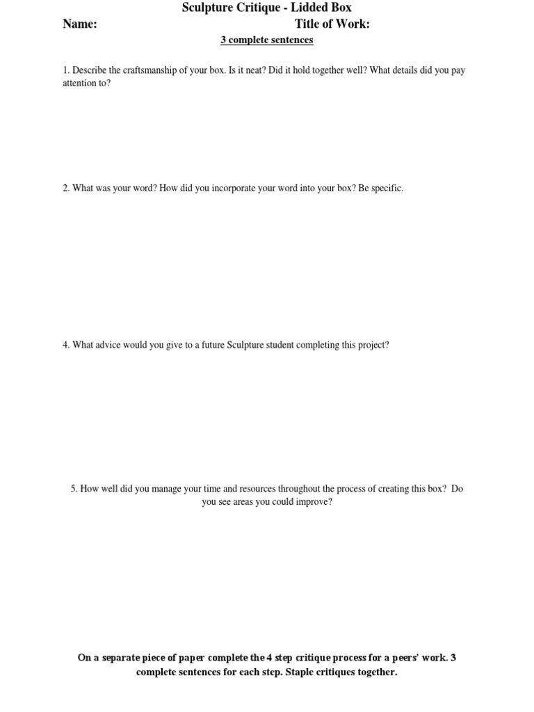 Box Critique | PDF | Cognitive Science | Cognition