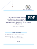 Tesis Doctoral Gestión Del Conocimiento PDF