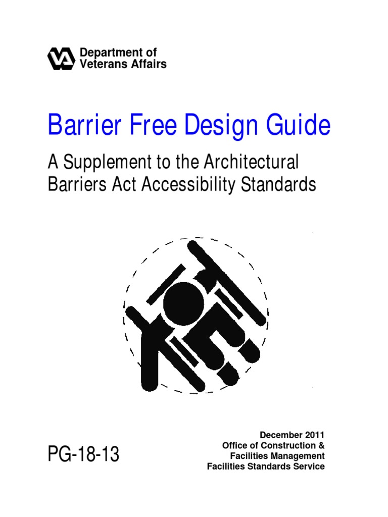 Barrier Free Design Guide PDF Wheelchair United States Department