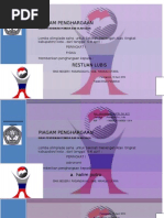 CONTOH PIAGAM PENGHARGAAN
