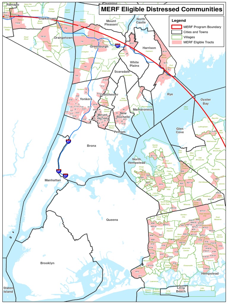 New York MERF Eligible Areas List | PDF