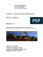 TCH025 - Module 5 - 2016 - Équipements Et Méthodes de Construction