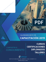 Calendario Cursos 2019