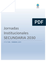 jornadas institucionales escolares secundarios 2019