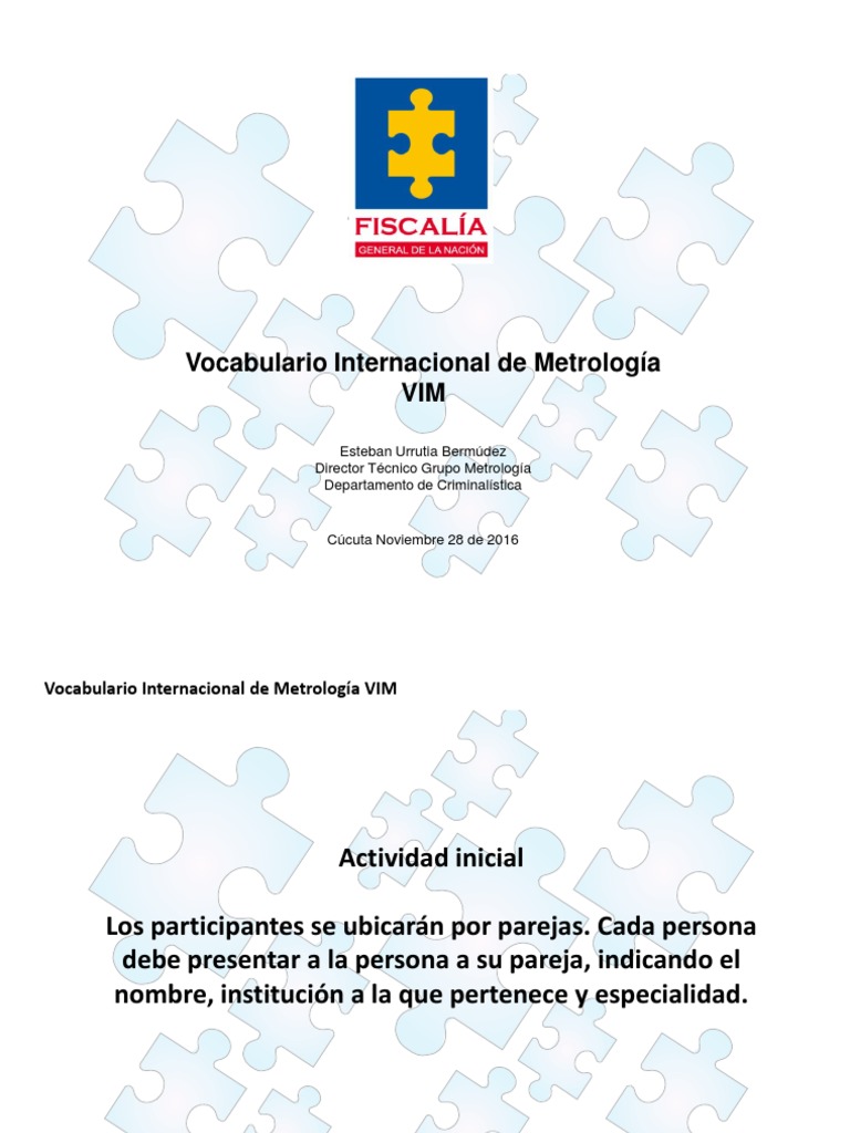 Vocabulario Internacional de Metrología VIM28nov2016 PDF PDF
