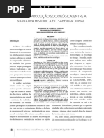 Por Una Producción Sociológica