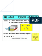 big idea - volume of prisms and pyramids