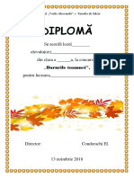 Diploma,Toamna