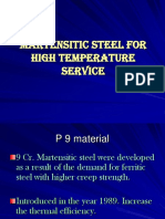 Martensitic Steel For High Temperature Service