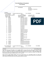 Court Summary Report